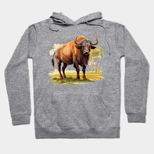 African buffallo Hoodie